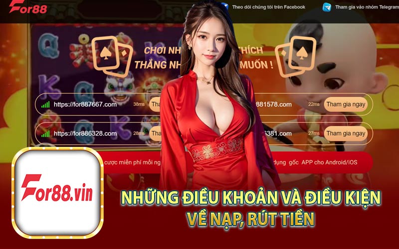 Những Điều Khoản Và Điều Kiện Về Nạp, Rút Tiền